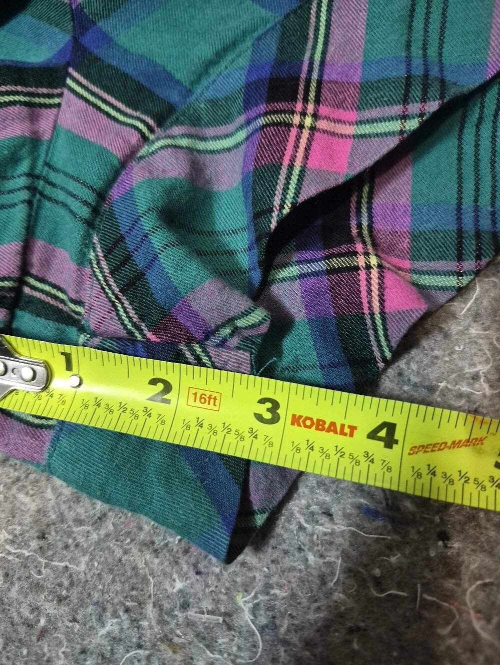 Victoria's Secret Plaid Pajama Short Set L Green Pink Cotton Modal 2pc